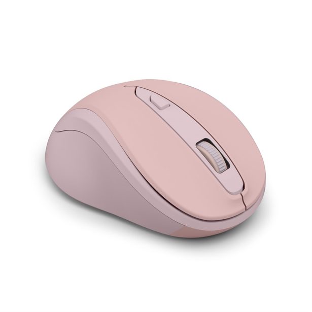 Hama bezdrátová optická myš WM-400, tichá, růžová