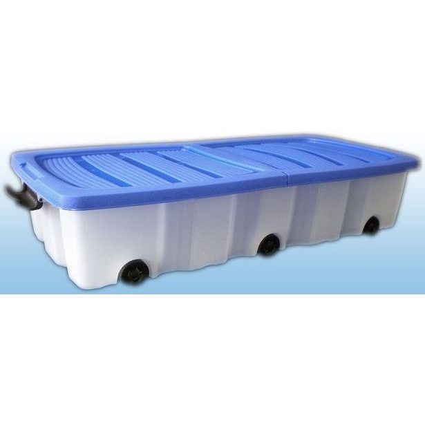 box 55,0l,80x40x17cm, dělené víko, kolečka, plast
