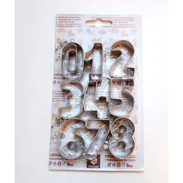 vykr.NR 0560 Sada číslic 0-8, 3,8cm /b.SKIN/