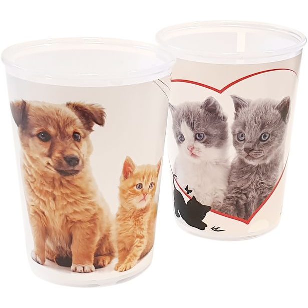 kelímek 2,5dl, IML, MAZLÍČCI, dětský, plast