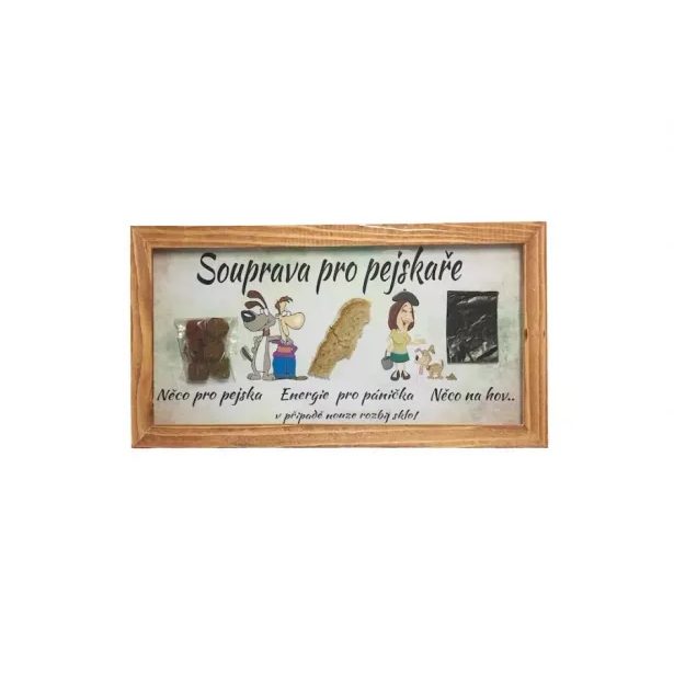 Souprava pro pejskaře- rámeček v případě nouze!