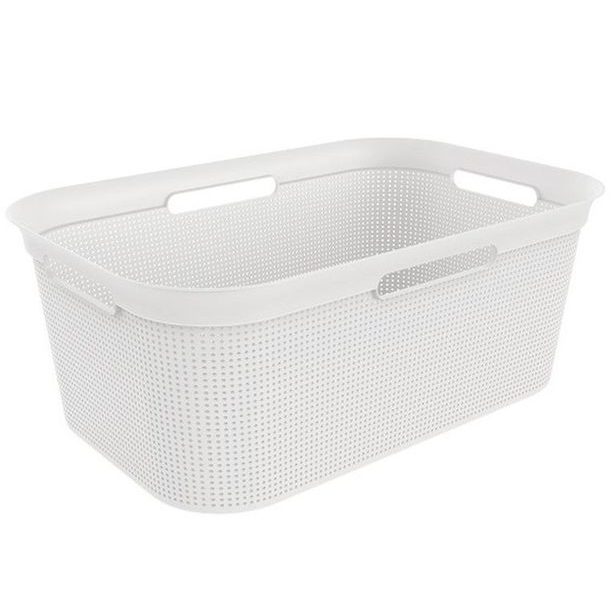 koš 41,0l na čisté pr. bílý BRISEN, 60x40x23cm, plast