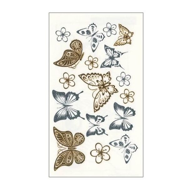 obtisk MOTÝLI tetovací 10,5x6cm