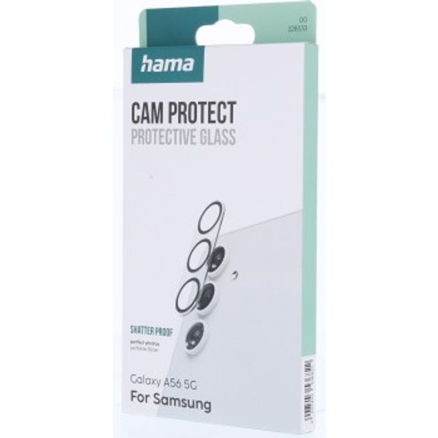 Hama Cam Protect, ochranné sklo fotoaparátu pro Samsung Galaxy A56 5G, průhledné