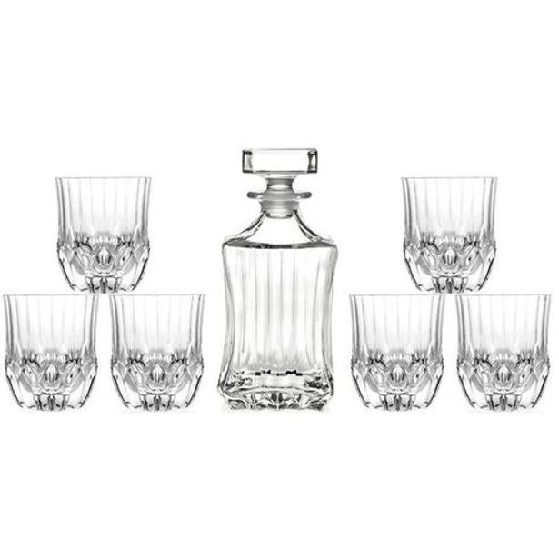 karafa 0,75l, sklen. 350ml, 6ks, RCR ADAGIO, whisky, DB