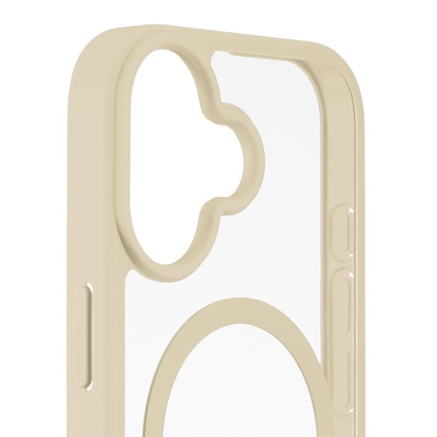 Hama Frame Protect, kryt pro Apple iPhone 17, magnetický, průhledný/béžový