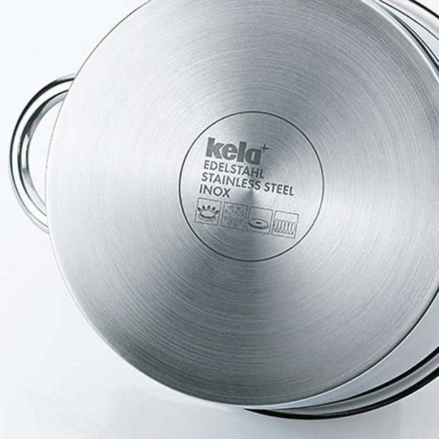KELA Hrnec nerez se skleněnou poklicí 12,8 l CAILIN KL-10962