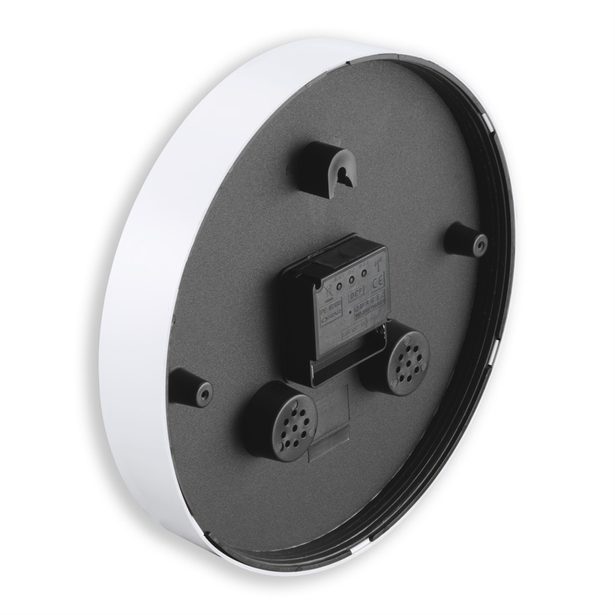 Hama Menorca, nástěnné hodiny řízené rádiovým signálem, 25 cm, bílé