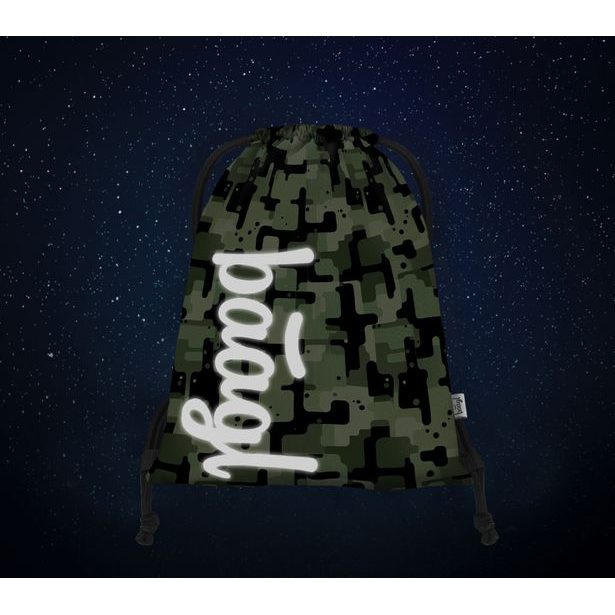 BAAGL 3 SET Coolmate Green: batoh, penál, sáček