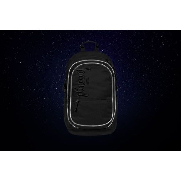 BAAGL SET 3 Core Uni černá: batoh, penál, sáček