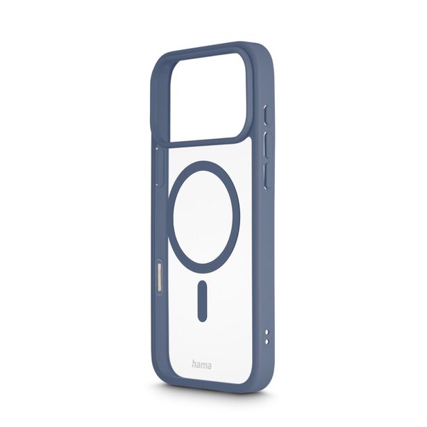 Hama Frame Protect, kryt pro Apple iPhone 17 Pro Max, magnetický, průhledný/modrý