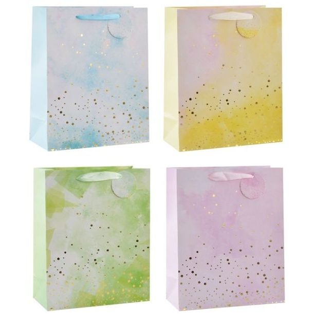 taška dárk. L, ZLATÁ RAŽBA, 32x26x12cm, papír