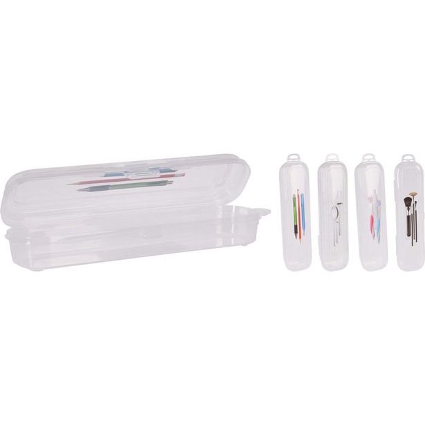 pouzdro na příbory 23x6x5cm, zub.potř.,makeup.,4dekory,plast