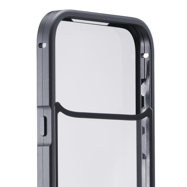 Black Rock 360° Glass, kryt pro Apple iPhone 17 Pro Max, skleněný, předn +zadní díl, průhledný/černý