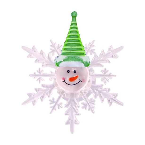 TORO LED SNĚHOVÁ VLOČKA SNĚHULÁK 10CM ASSORT_hamashop