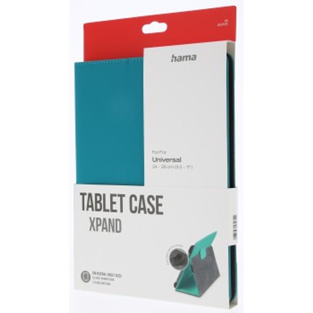 Hama Xpand, univerzální pouzdro pro tablet s uhlopříčkou 24-28 cm (9,5-11"), petrolejové