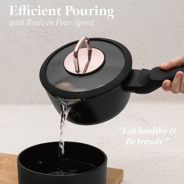 BERLINGERHAUS Sada nádobí s mramorovým povrchem 15 ks Black rose Collection BH-8234