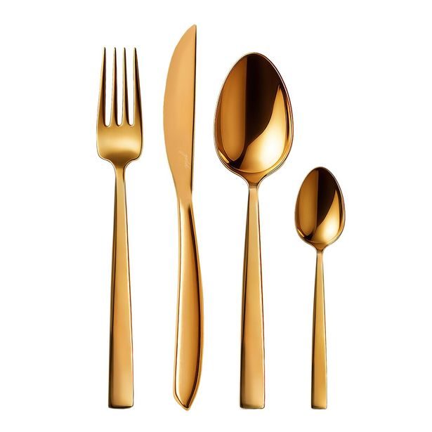 Jídelní příbory Gold 24 dílů