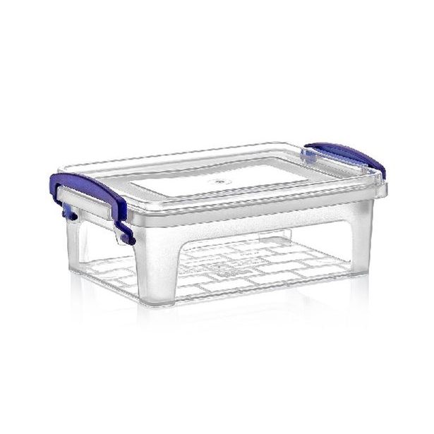 box 1,25l CLEAR 21x14x 7cm, transp.plast