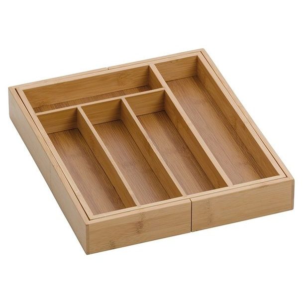 KELA Příborník rozkládací KALMA bambus 28,5-39x33x5cm KL-12012