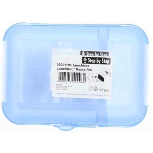 Krabička na svačinu Step by Step, Manta Rio, modrá