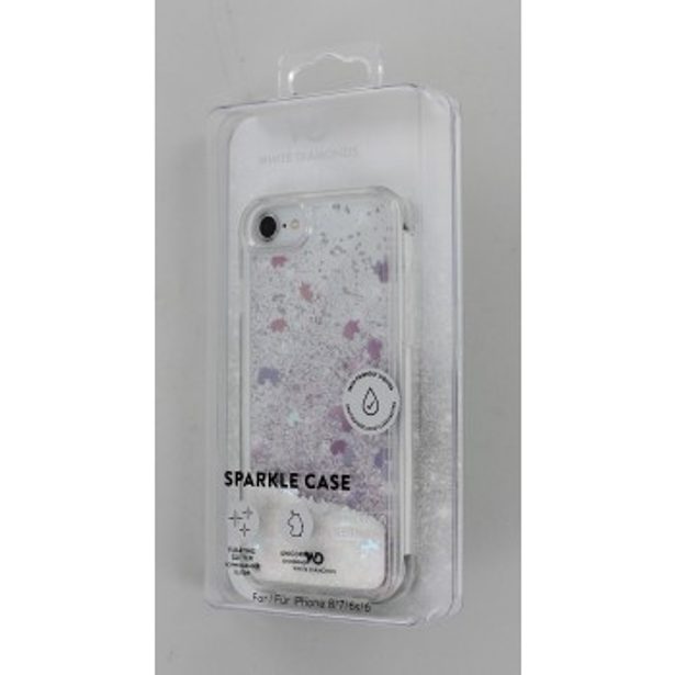 White Diamonds Sparkle, kryt pro Apple iPhone 6/6s/7/8/SE 2020/SE 2022, barevní jednorožci