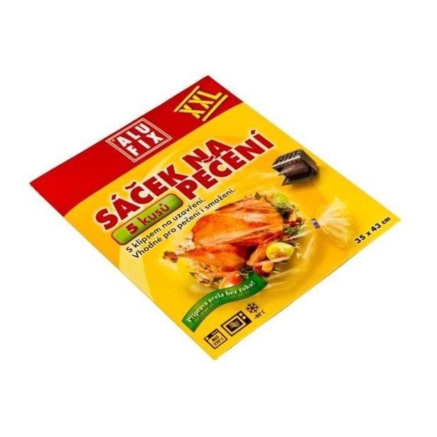 sáčky pečící 25x38cm-8ks +svorky