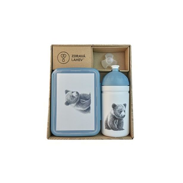 SET Medvěd Kuba - zdravá láhev/zdravá sváča