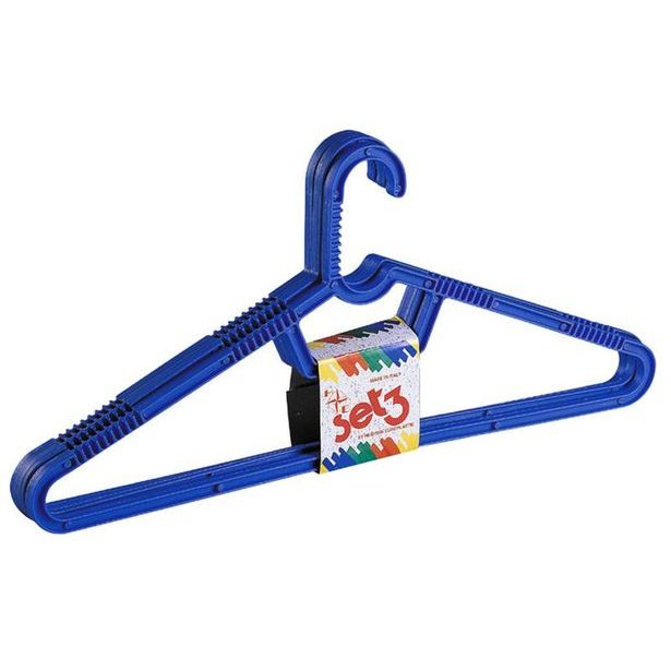 heidrun RAMÍNKO NA ŠATY A KALHOTY PLAST, 3KS, 43X19,5CM_hamashop