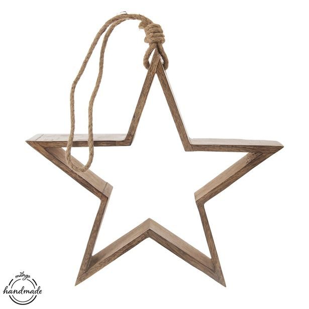 Hvězda dřevo MANGO