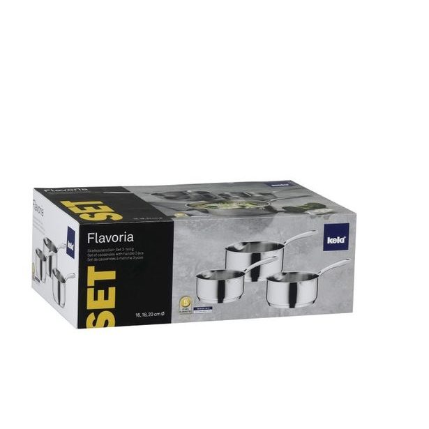 KELA Sada rendlíků nerez 18/10 Flavoria sada 3 ks KL-10200
