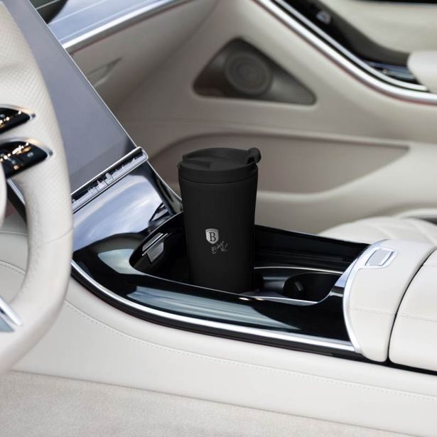 BERLINGERHAUS Termohrnek s dvojitou stěnou nerez 0,5 l Matte Black Collection BH-8751