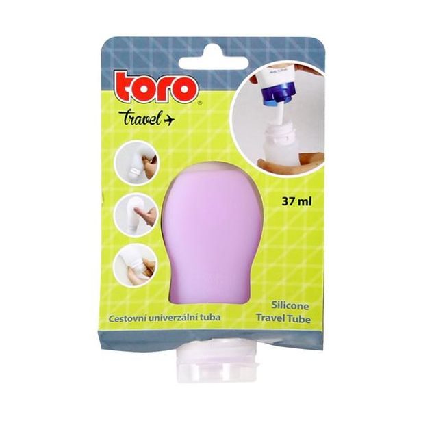 TORO CESTOVNÍ LAHVIČKA NA KOSMETIKU 37ML, SILIKON, ASSO_hamashop