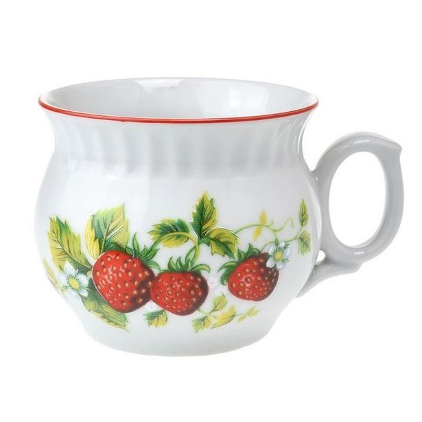 hrnek 290ml DARUME-JAHODY U1268, čes.porcelán