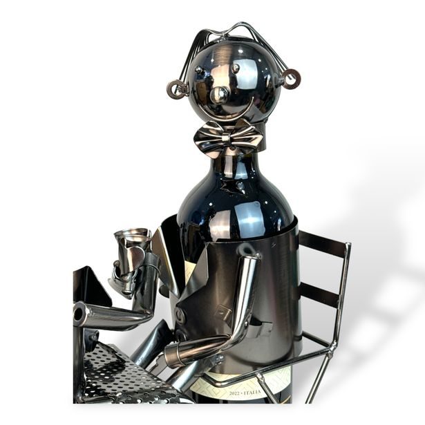 Stojan na víno kovový - Zamilovaný pár