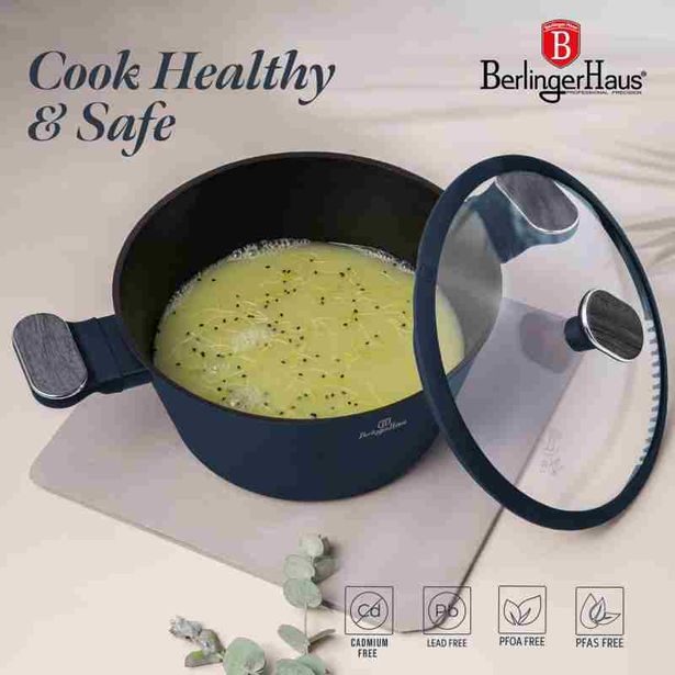 BERLINGERHAUS Sada nádobí s titanovým povrchem 10 ks Deep Sea Collection BH-8381