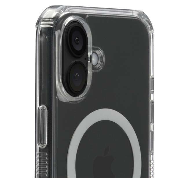 Hama Extreme Protect, kryt pro Apple iPhone 16, magnetický, D3O®, nežloutne, průhledný