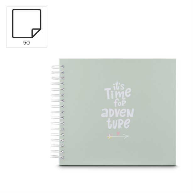 Hama album klasické spirálové Good Things ADVENTURE 28x24 cm, 50 stran