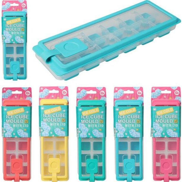 forma na led 26x9,5x3cm s víčkem, mix barev, plast