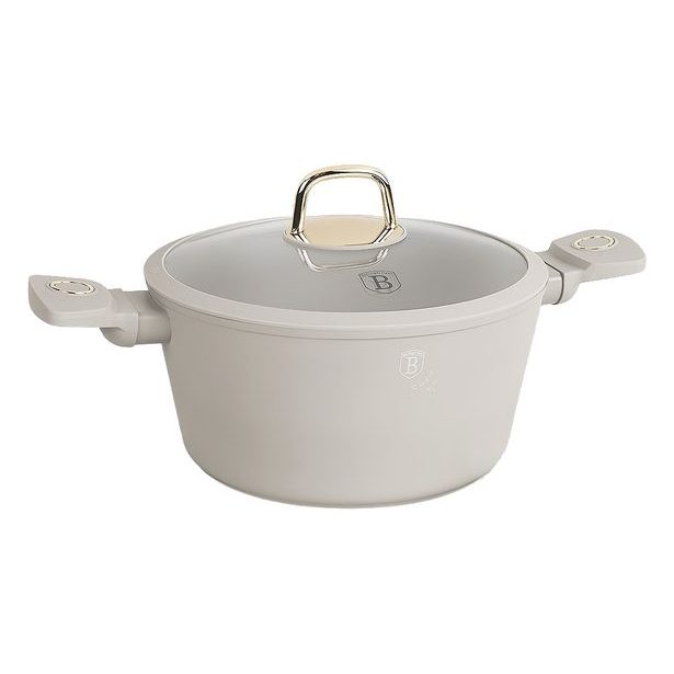 BERLINGERHAUS Kastrol s titanovým povrchem a poklicí 20 cm Sahara Collection BH-8070