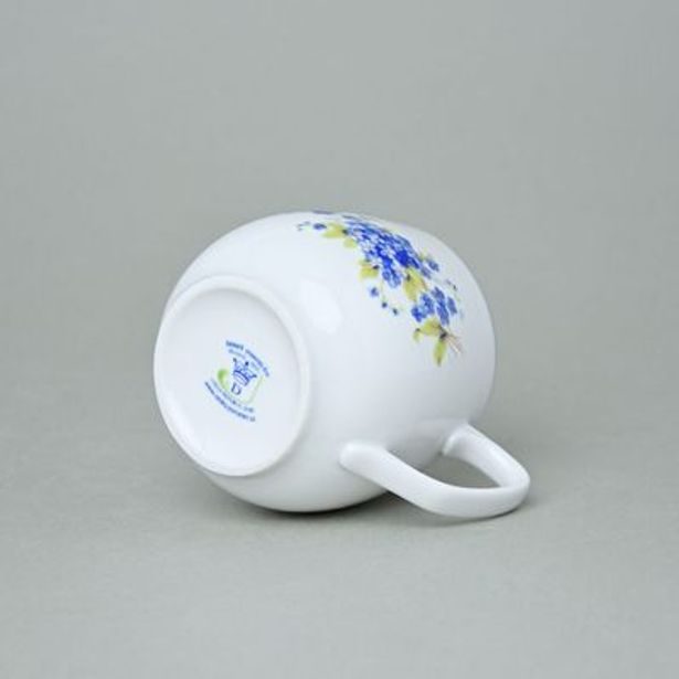 hrnek 300ml BAŇÁK-POMNĚNKY modré, čes.porcelán