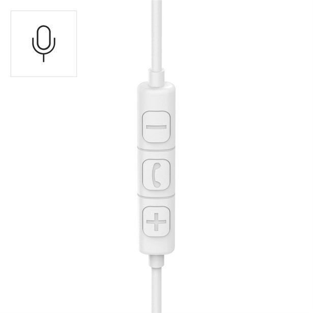 Hama USB-C sluchátka s mikrofonem Fun C, uzavřená, bílá