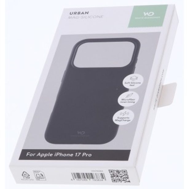 White Diamonds Mag Urban Case, kryt pro Apple iPhone 17 Pro, magnetický, černý