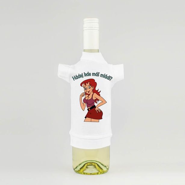 Tričko na láhev - Hádej kde máš mládí