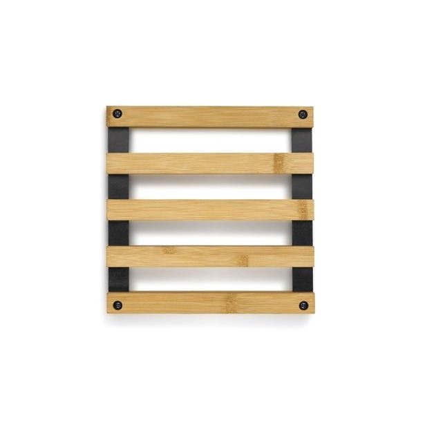 KELA Podložka Kiril 20x20 cm bambus černá KL-12595