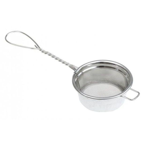 cedník d 9cm, 3/9 (0,4x0,4mm),plný okraj, pocínovaný