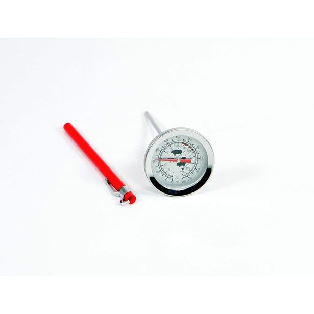 teploměr d6x14cm vpich., 0°C+120°C, do masa, pouzdro