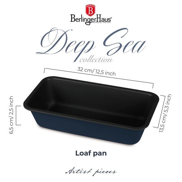 BERLINGERHAUS Forma na biskupský chlebíček s titanovým povrchem Deep Sea Collection BH-8699