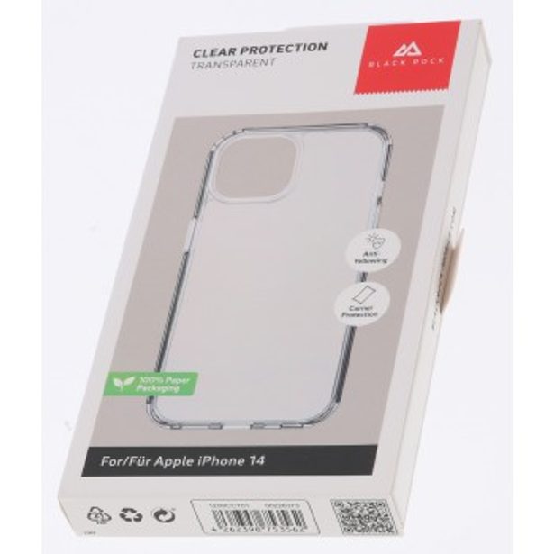 Black Rock Clear Protection Case, kryt pro Apple iPhone 14, průhledný