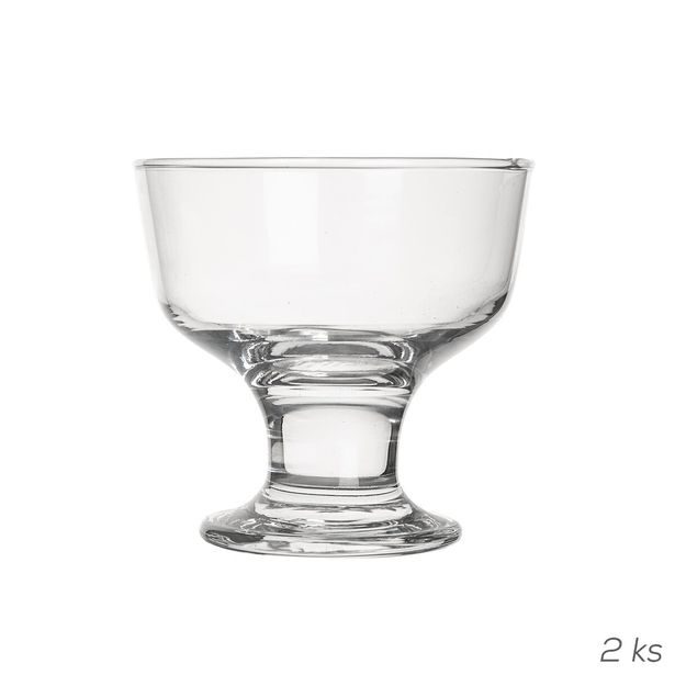 Pohár sklo zmrzlinka Destina 0,285 l, 2 ks